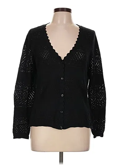Pre-owned Frye Cardigan Sweater In Black