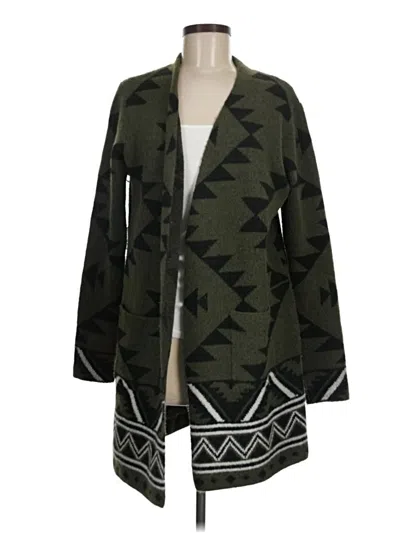 Pre-owned Frye Cardigan Sweater In Green