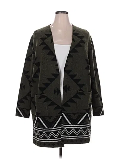 Pre-owned Frye Cardigan Sweater In Green