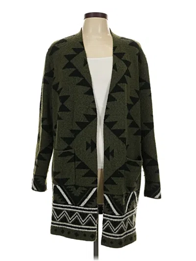 Pre-owned Frye Cardigan Sweater In Green