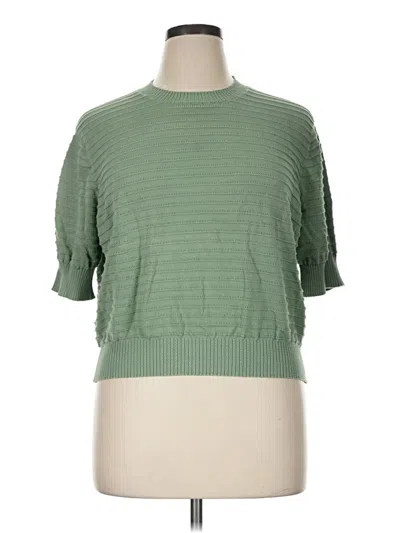 Pre-owned Frye Cardigan Sweater In Green