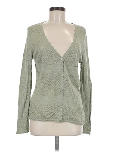 Pre-owned Frye Cardigan Sweater In Green