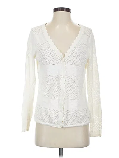 Pre-owned Frye Cardigan Sweater In Ivory