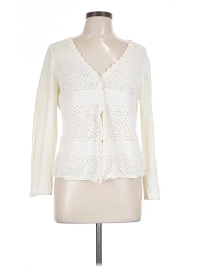 Pre-owned Frye Cardigan Sweater In Ivory