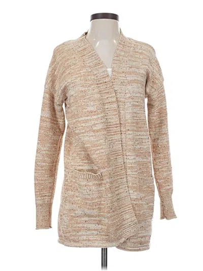 Pre-owned Frye Cardigan Sweater In Tan