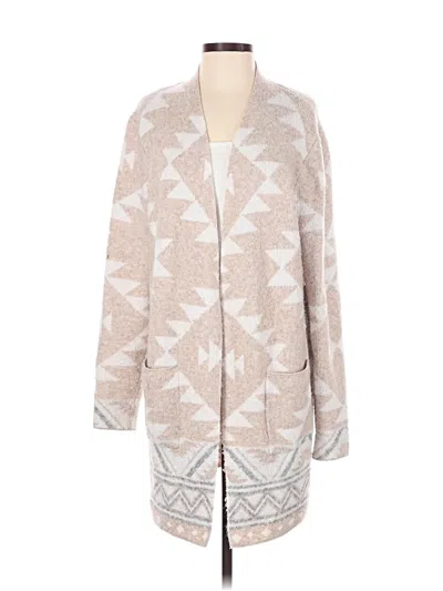 Pre-owned Frye Cardigan Sweater In Tan