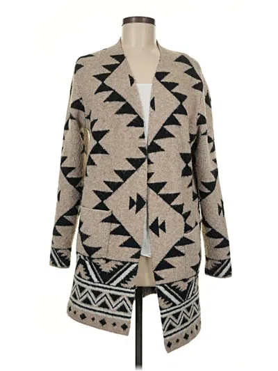Pre-owned Frye Cardigan Sweater In Tan