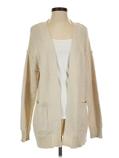 Pre-owned Frye Cardigan Sweater In Tan