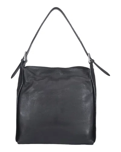 Frye Carla Leather Hobo Bag In Black