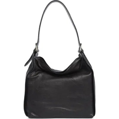Frye Carla Studded Leather Hobo Bag In Black