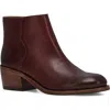 Frye Carson 2 Piping Bootie In Merlot