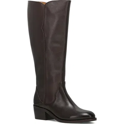Frye Carson 2 Piping Tall Leather Boots In Animal Print