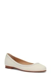 Frye Carson Ballet Flat In White