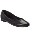 Frye Carson Leather Ballet Flat In Black