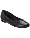 Frye Carson Leather Ballet Flat In Black