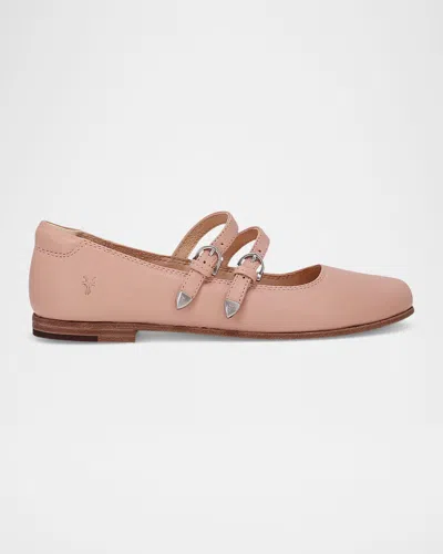 Frye Carson Leather Multi-strap Mary Janes