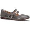 Frye Carson Mary Jane Flat In Black