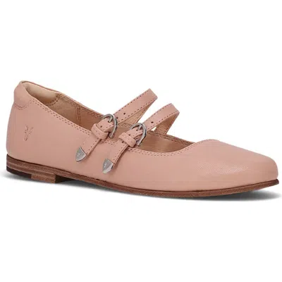 Frye Carson Mary Jane Flat In Pink