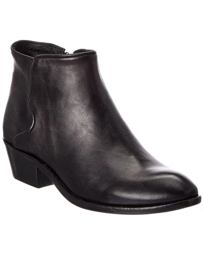 FRYE CARSON PIPING LEATHER BOOTIE