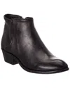 Frye Carson Piping Leather Bootie In Black