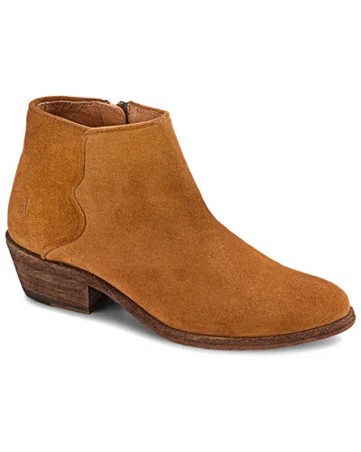 FRYE CARSON PIPING SUEDE BOOTIE