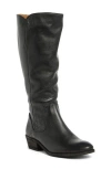 Frye Carson Western Boot In Black