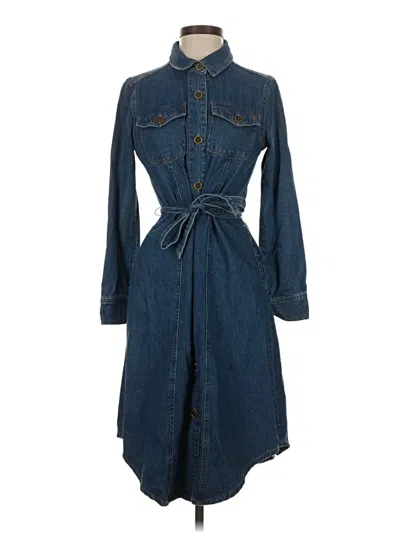 Pre-owned Frye Casual Dress In Blue