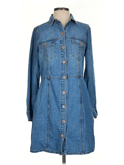 Pre-owned Frye Casual Dress In Blue