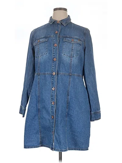 Pre-owned Frye Casual Dress In Blue