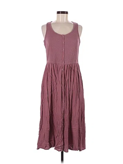 Pre-owned Frye Casual Dress In Burgundy