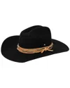 Frye Cattleman's Crease Wool Cowboy Hat In Black