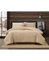 Frye Channel Comforter Set In Brown