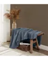Frye Chevron Fuzzy Throw In Blue