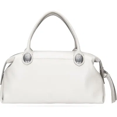 Frye Cheyenne Small Satchel Bag In White