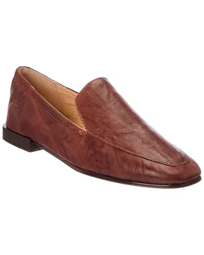 Frye Claire Venetian Leather Loafer In Brown