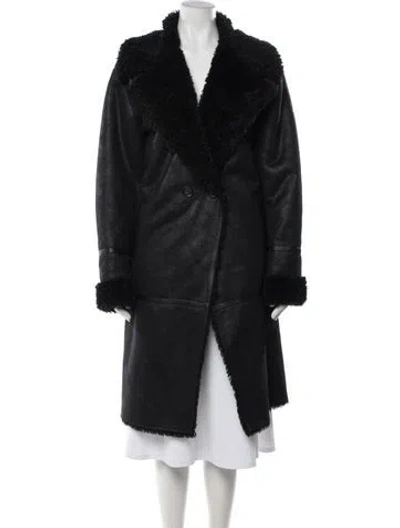 Pre-owned Frye Coat In Black
