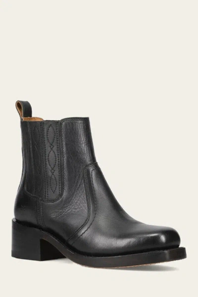 Frye Company Campus Women's Us 10 Black Leather Pull On Chelsea Boots Rhs3546