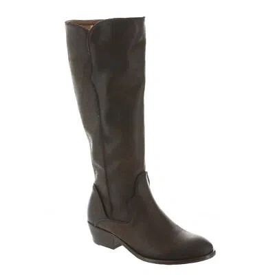 Pre-owned Frye Company Carson Piping Tall Women's Boot In Chocolate