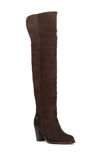 Frye Corinne Over The Knee Boot In Brown