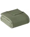 Frye Cotton Woven Olive Blanket In Olive