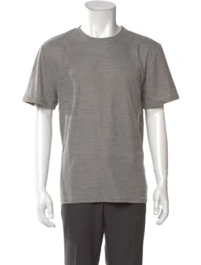 Pre-owned Frye Crew Neck Short Sleeve T-shirt In Gray