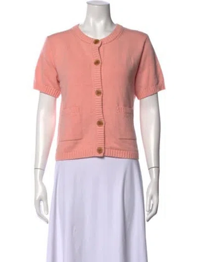 Pre-owned Frye Crew Neck Sweater In Pink
