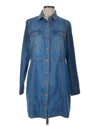 Pre-owned Frye Denim Jacket In Blue