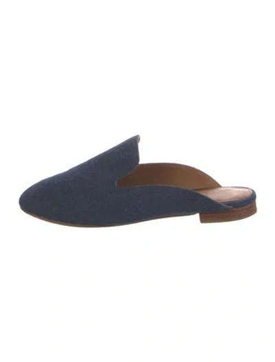 Pre-owned Frye Denim Mules In Blue