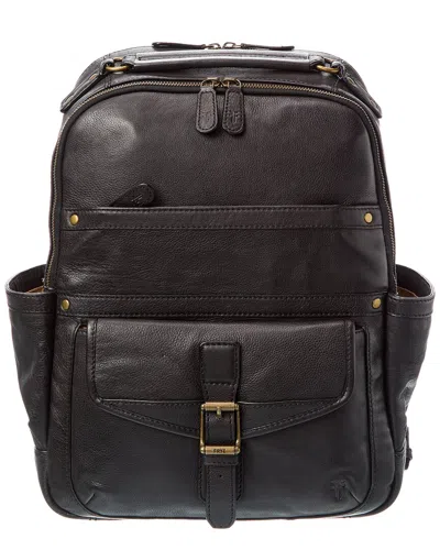 Frye Denver Leather Backpack In Black