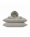 Frye Dusted Denim Cvc 200 Thread Count 4-pc. Sheet Set, King In Gray