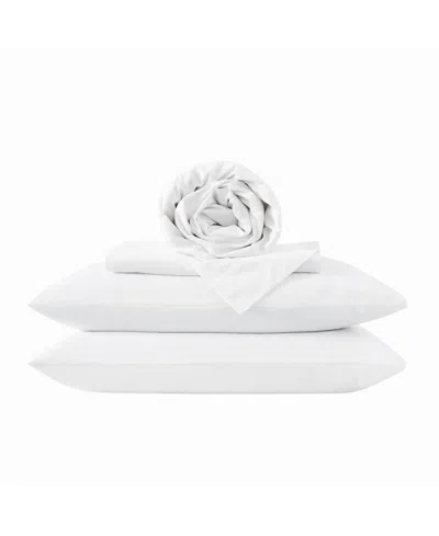 Frye Dusted Denim Cvc 200 Thread Count 4-pc. Sheet Set, King In White