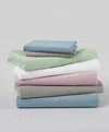 Frye Dusted Denim Cvc 200 Thread Count Sheet Set In Multi