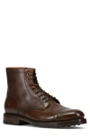 Frye Dylan Cap Toe Boot In Whiskey