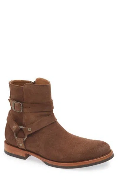 Frye Dylan Harness Leather Boot In Driftwood